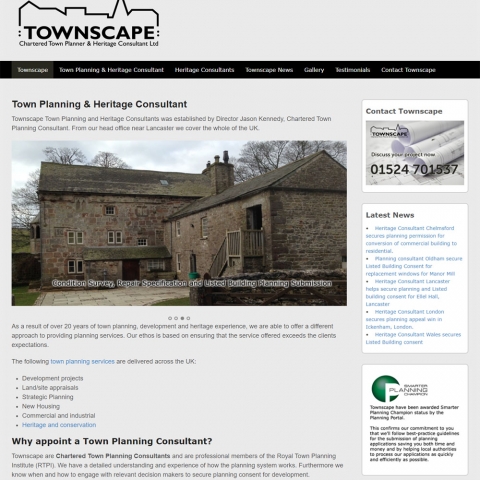 Townscape website design